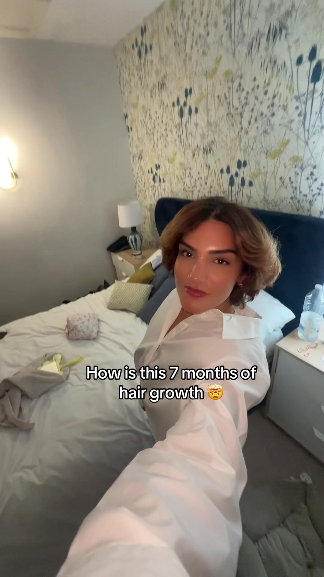 TikTok post by @charsbusbanter for Hair Syrup. Caption reads: Genuinely could not reccomended @hairsyrup enough....