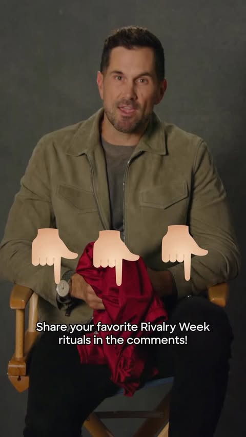 Instagram post by @mattleinartqb for Discover. Caption reads: #DiscoverPartner It’s Rivalry Week, and you know....