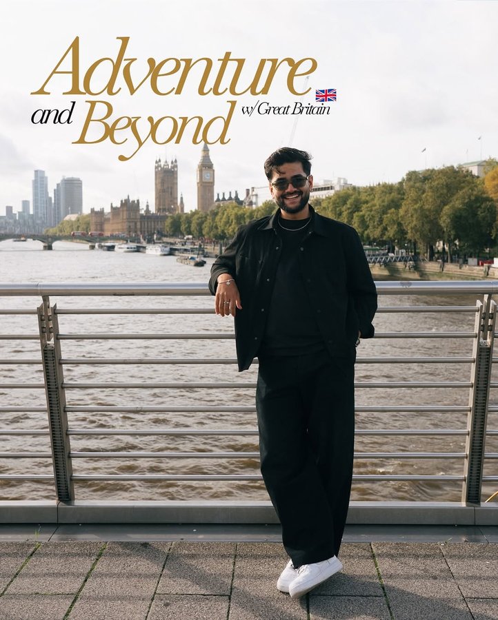 Instagram post by @shresthvg for Swinton Estate. Caption reads: [...] autumn estate (tea and all!) @swintonestate....