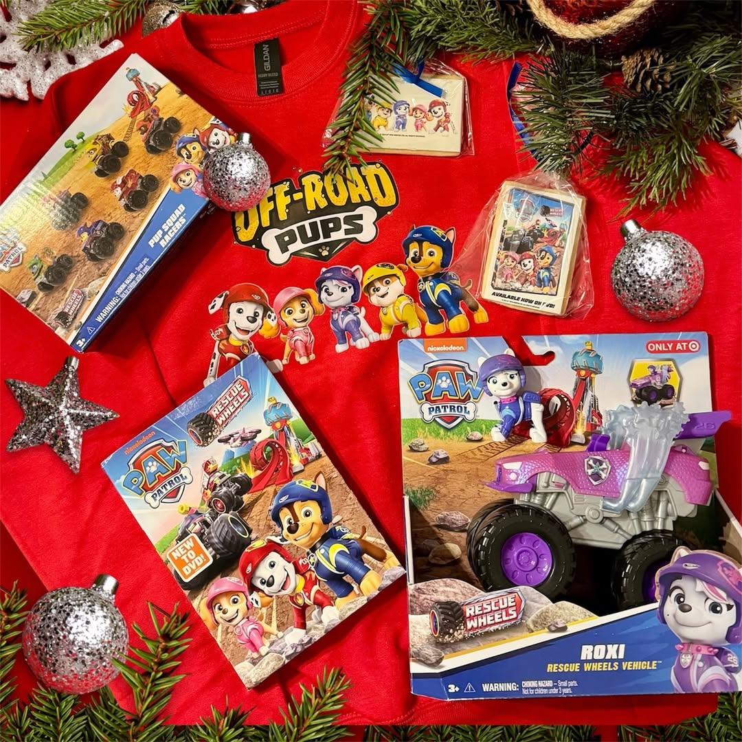 Instagram post by @dunnfamilyfun for PAW Patrol. Caption reads: Join the PAW Patrol pups on monster-sized rescue....