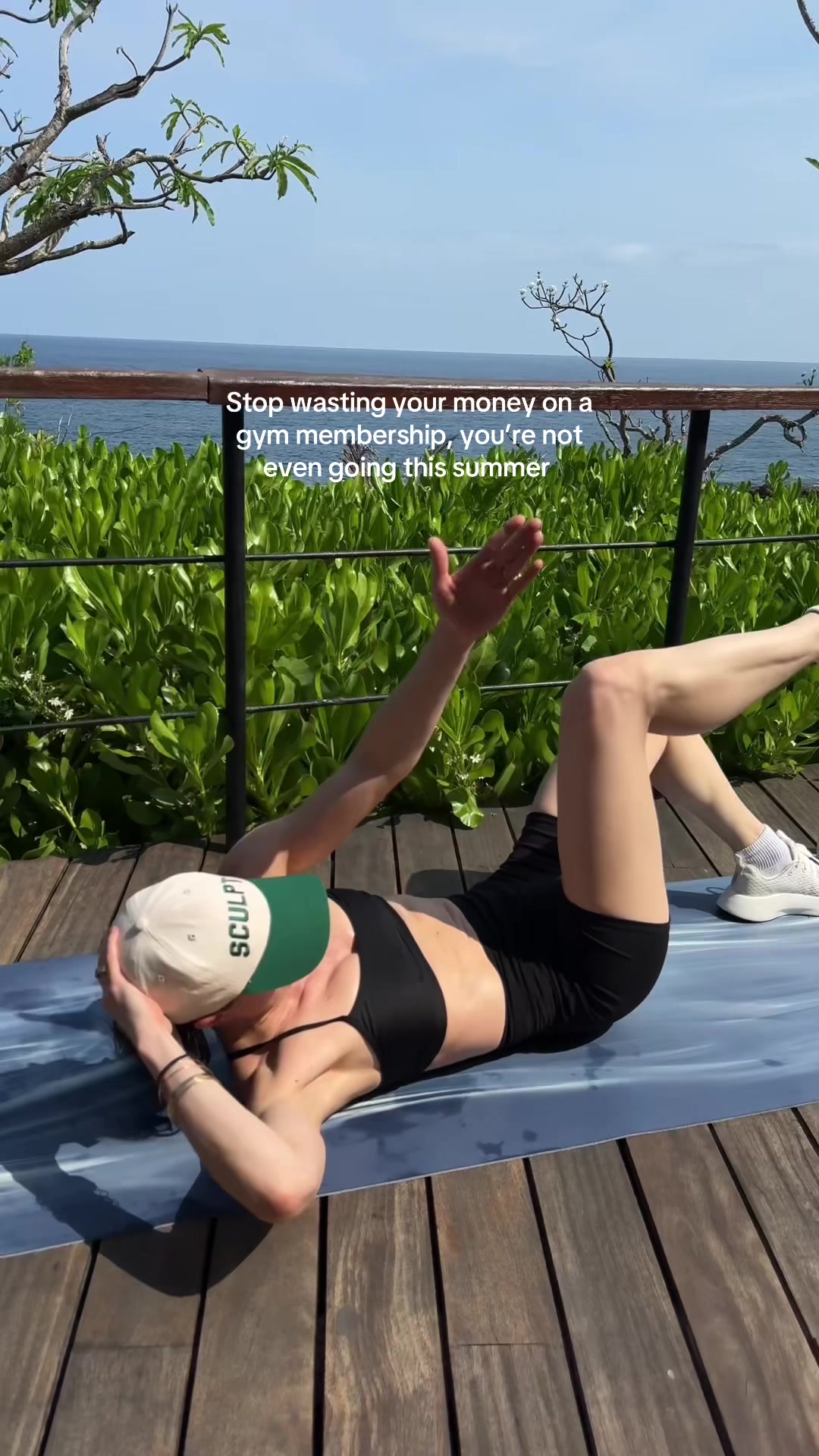 TikTok post by @meganroup for The Sculpt Society. Caption reads: [...] is 40% off. Take advantage of @The Sculpt....