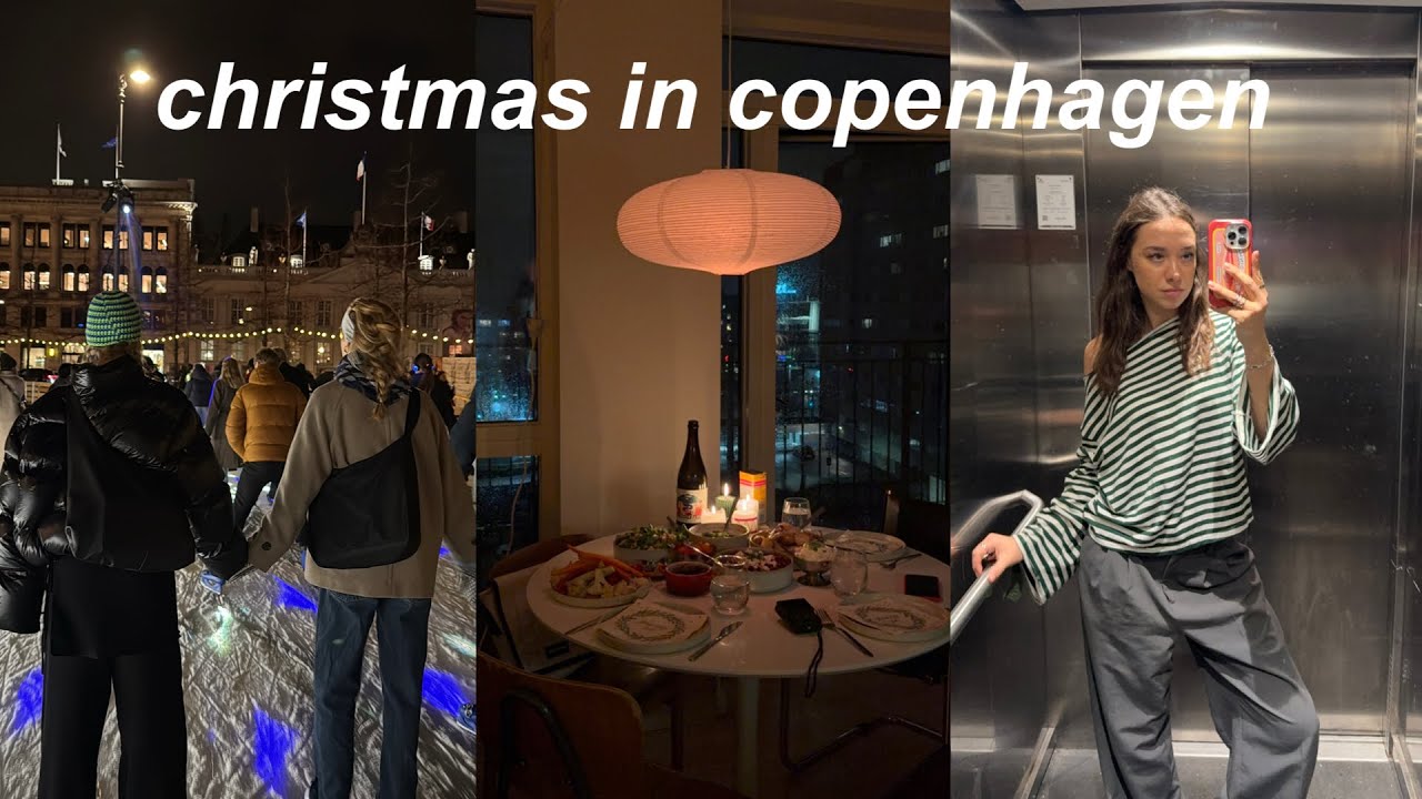 YouTube post by @sophiehelene for Kapten Son. Caption reads: christmas in copenhagen vlog :)).