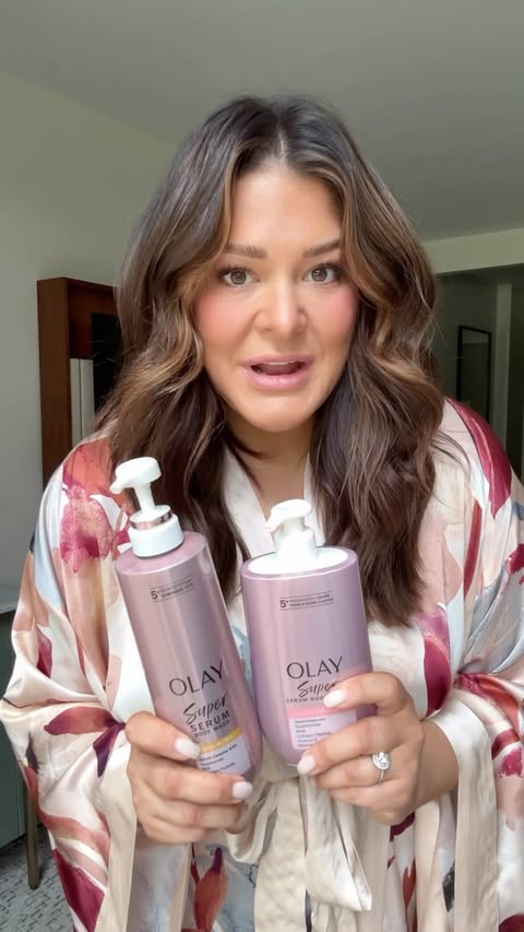 Instagram post by @itsnicoleweisman for OLAY. Caption reads: [...] about my body care. I started using the....