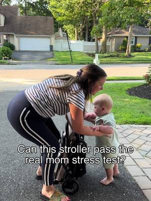 TikTok post by @laurengodden1 for Mamazing. Caption reads: This @Mamazing Global travel stroller has been our....