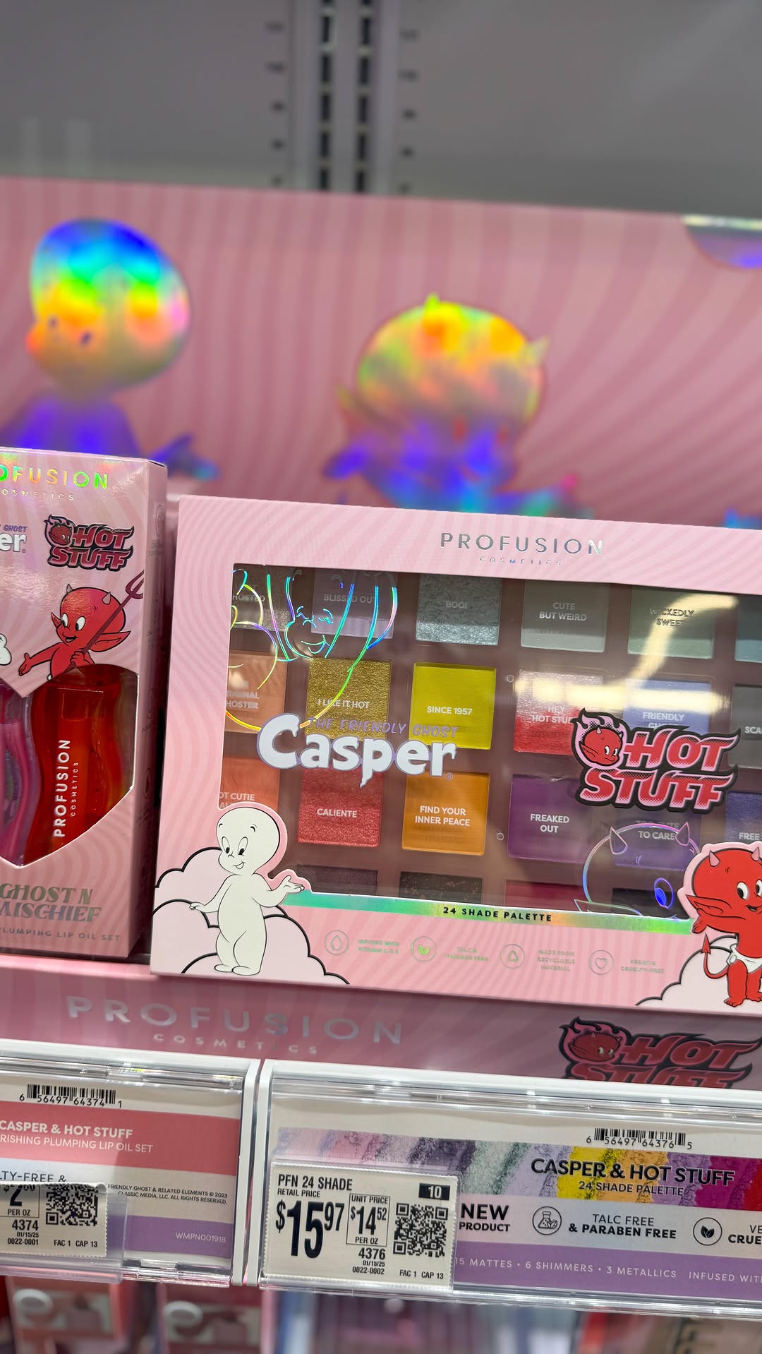 Instagram post by @mamashops__ for Profusion Cosmetics. Caption reads: How cute is this @profusion #casper & #hotstuff....