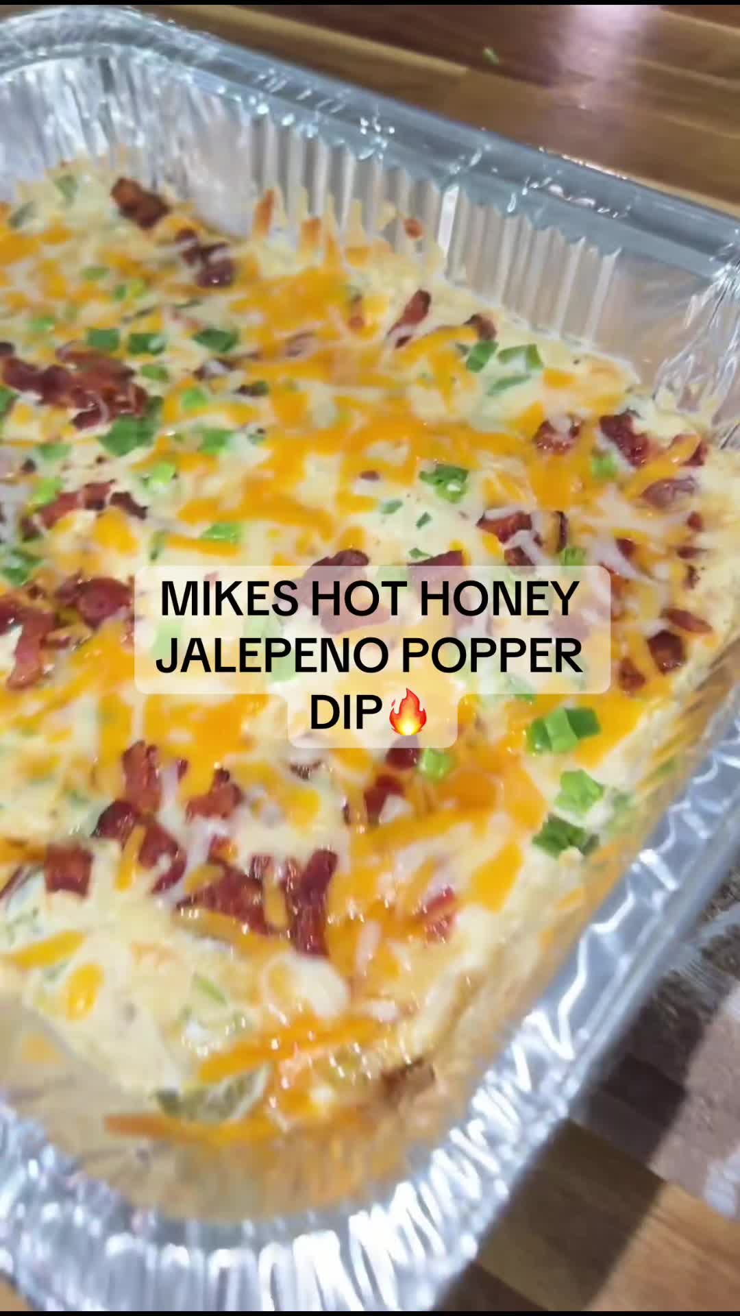 TikTok post by @jamieannelofton for Mike's Hot Honey. Caption reads: The best hot honey 🌶️ & the best recipe for all....