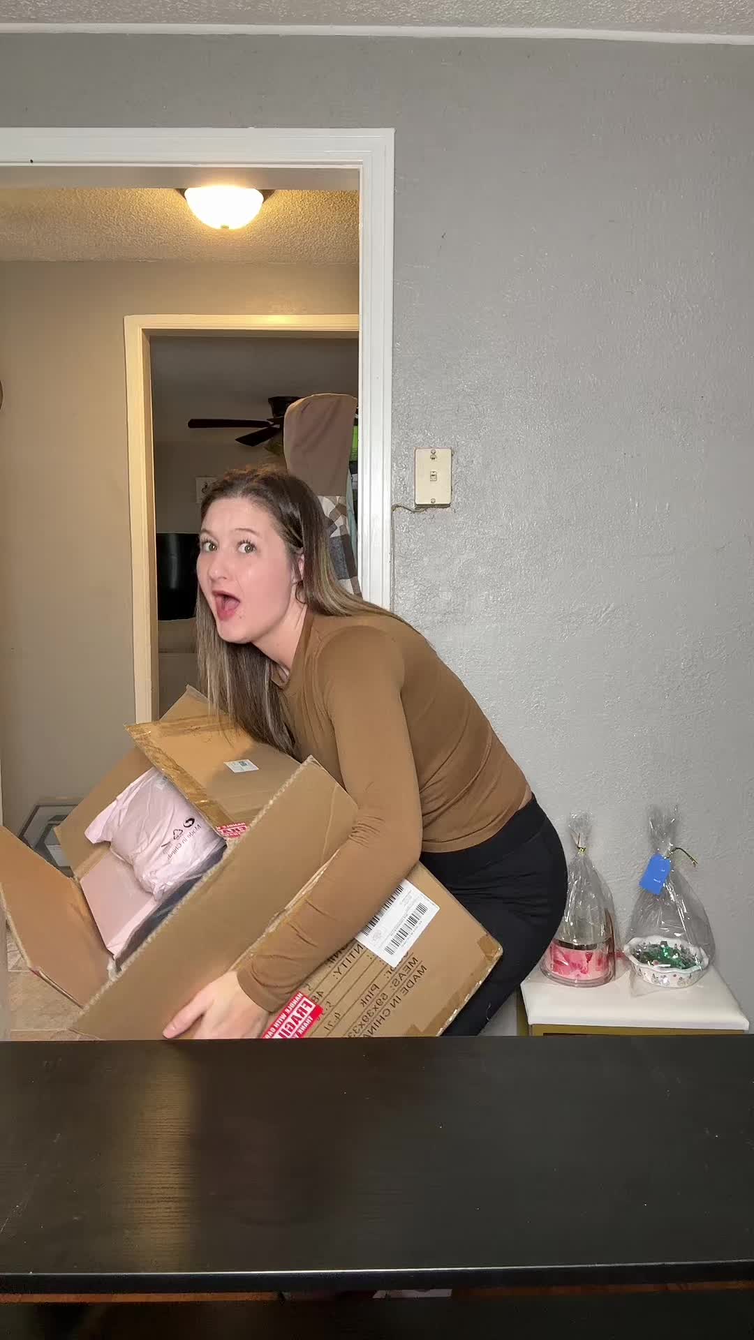 TikTok post by @kacdixon for Lurella Cosmetics. Caption reads: [...] entire Christmas in one box.....