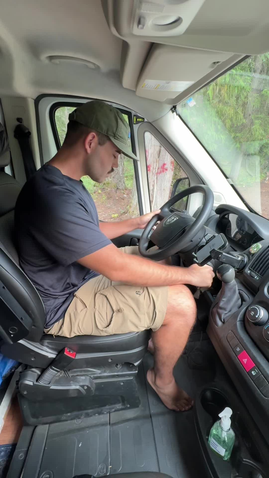 TikTok post by @nomadicallyryan for Topdon. Caption reads: Best car accessories for emergencies. @Topdon....