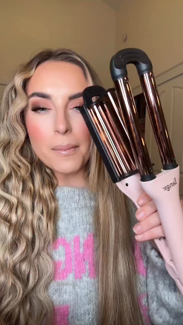 Instagram post by @bb_brean for L'ange Hair. Caption reads: Okkkk I haven’t found a hair tool that’s impressed....