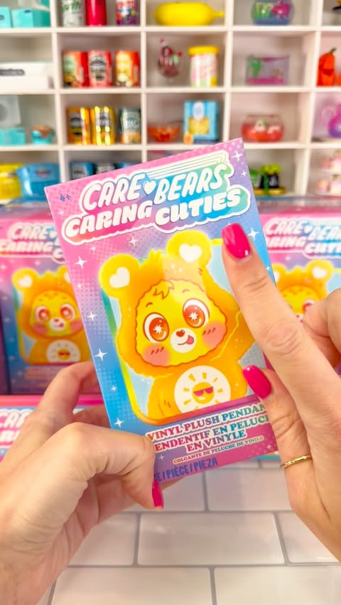 Instagram post by @chloesminicuties for Basic Fun!. Caption reads: [...] Care Bears Caring Cuties together - by....