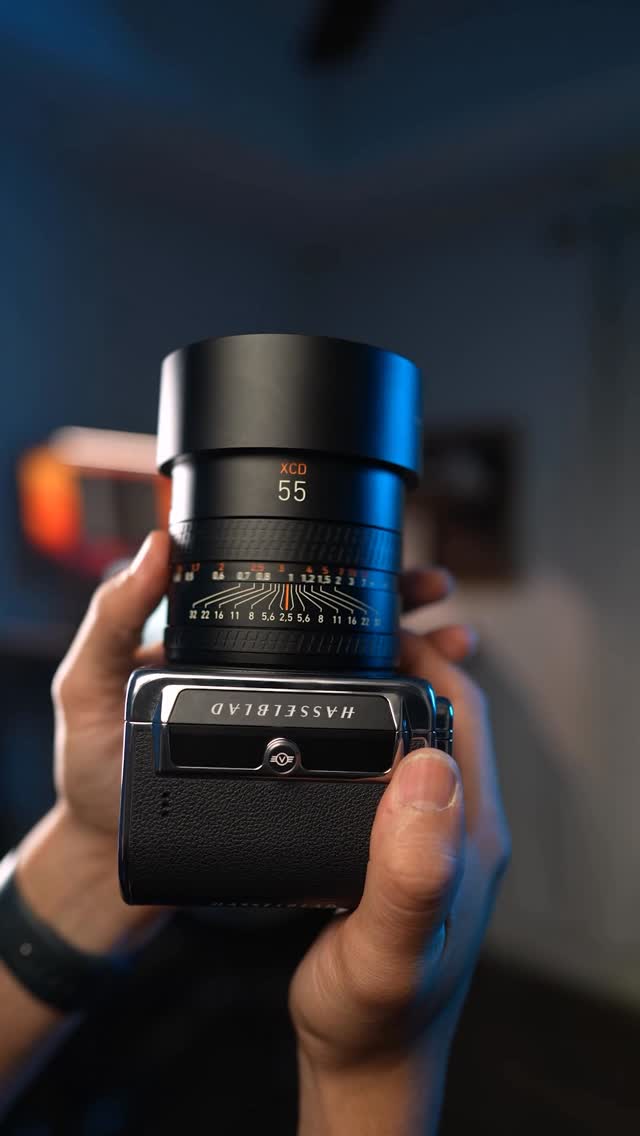 Instagram post by @eli_infante_ for Hasselblad. Caption reads: One of my favorite things about the @hasselblad is....