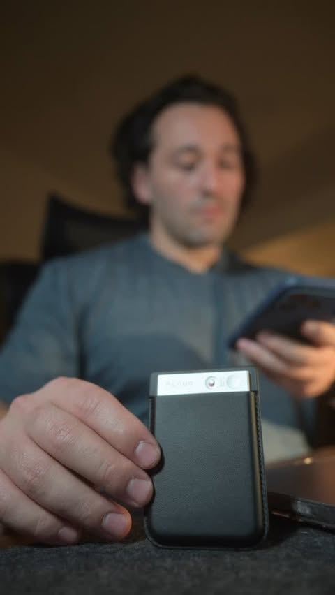 Instagram post by @momentum_productions for PLAUD. Caption reads: 2025 is the year of AI. That’s why @plaud_official....