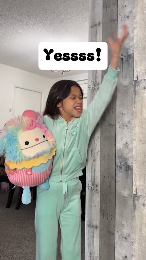 Instagram post by @tjandkylee for Squishmallows. Caption reads: [...] 7th!! Who are you going to hunt for....