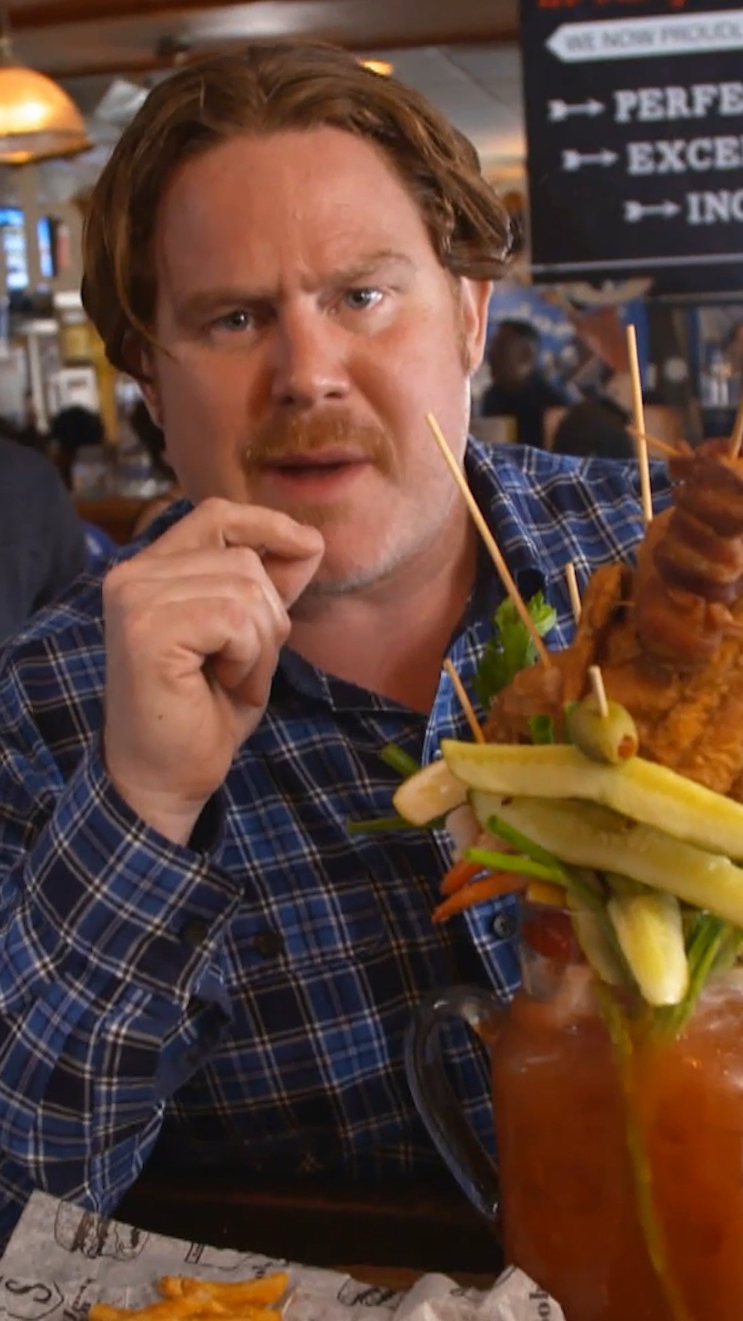 Instagram post by @iamhusky4life for discoveryplus. Caption reads: Can you take on the $65 Bloody Beast from....