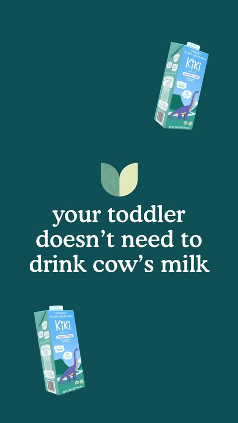 Instagram post by @eatplaysay for Kiki Milk. Caption reads: 🥛Comment “MILK” for a link to my favorite....