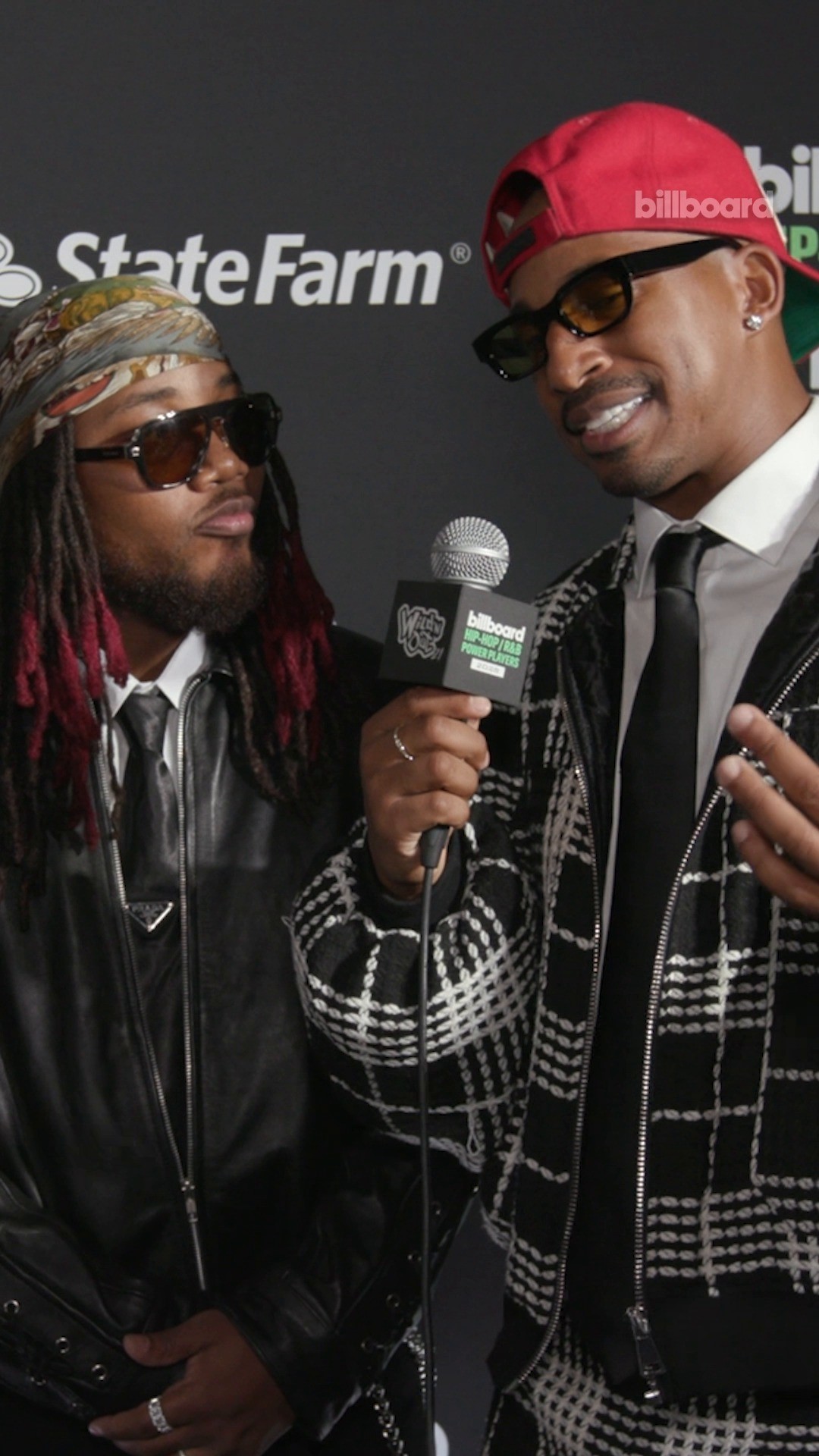 Instagram post by @christiancrosby for billboard. Caption reads: [...] and @yesimprettyvee on the Billboard LIVE....