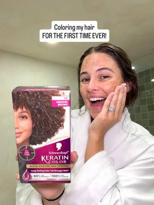TikTok post by @samanthaswanson1 for Hair by Schwarzkopf USA. Caption reads: [...] out! 🤩 What do you think? @Hair by....
