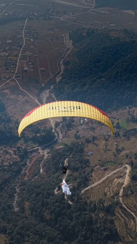 Instagram post by @anoopbikramshahiofficial for Honor. Caption reads: [...] to the next level —  Dared to Drop HONOR X9d....