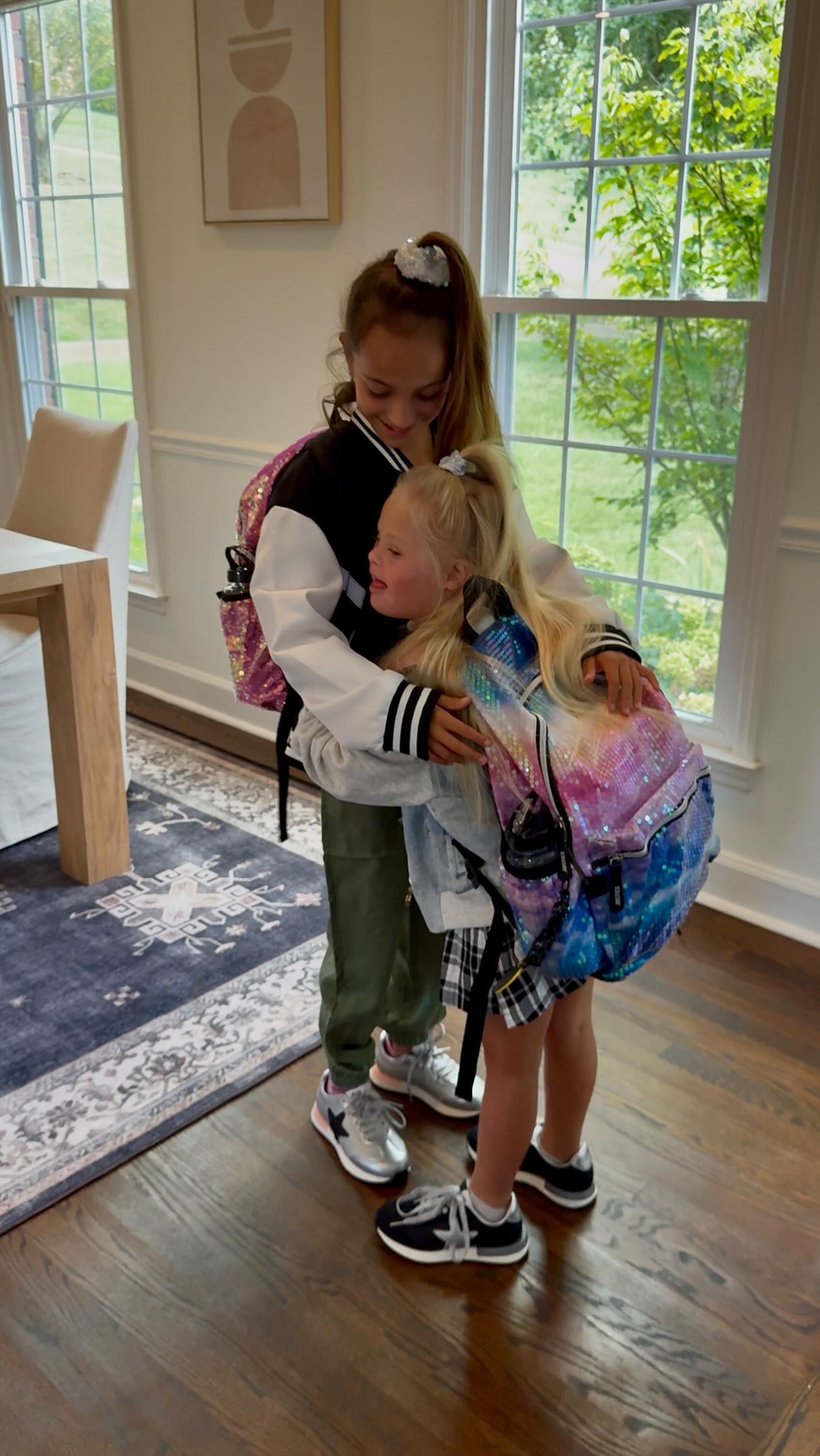 Instagram post by @kirstinczernek for Justice. Caption reads: #ad It’s officially back to school so we are....