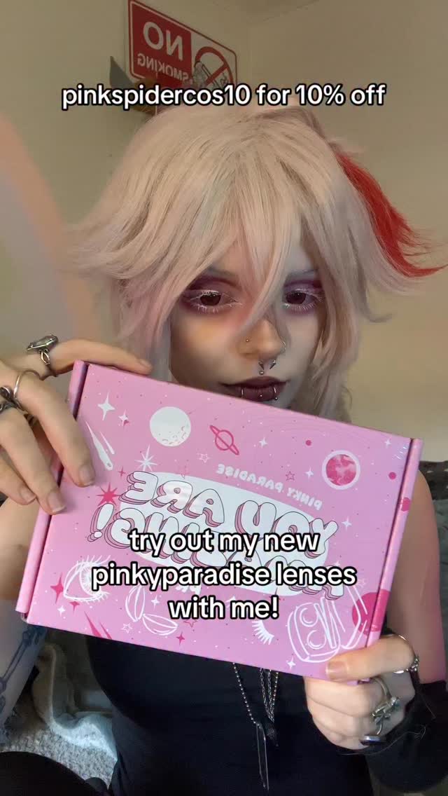 Instagram post by @pinkspidercos for PinkyParadise. Caption reads: thank you @pinkyparadisedotcom for these !! super....