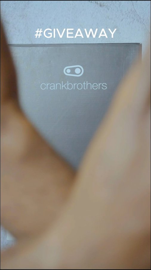 Instagram post by @duzzlion for Crankbrothers. Caption reads: @crankbrothers sent me some of their best products....