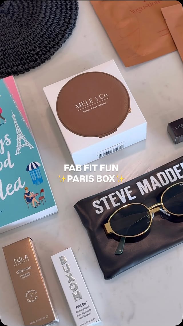 Instagram post by @mackenzie_hyland for FabFitFun. Caption reads: [...] on @hallmarkplus, @fabfitfun created the....