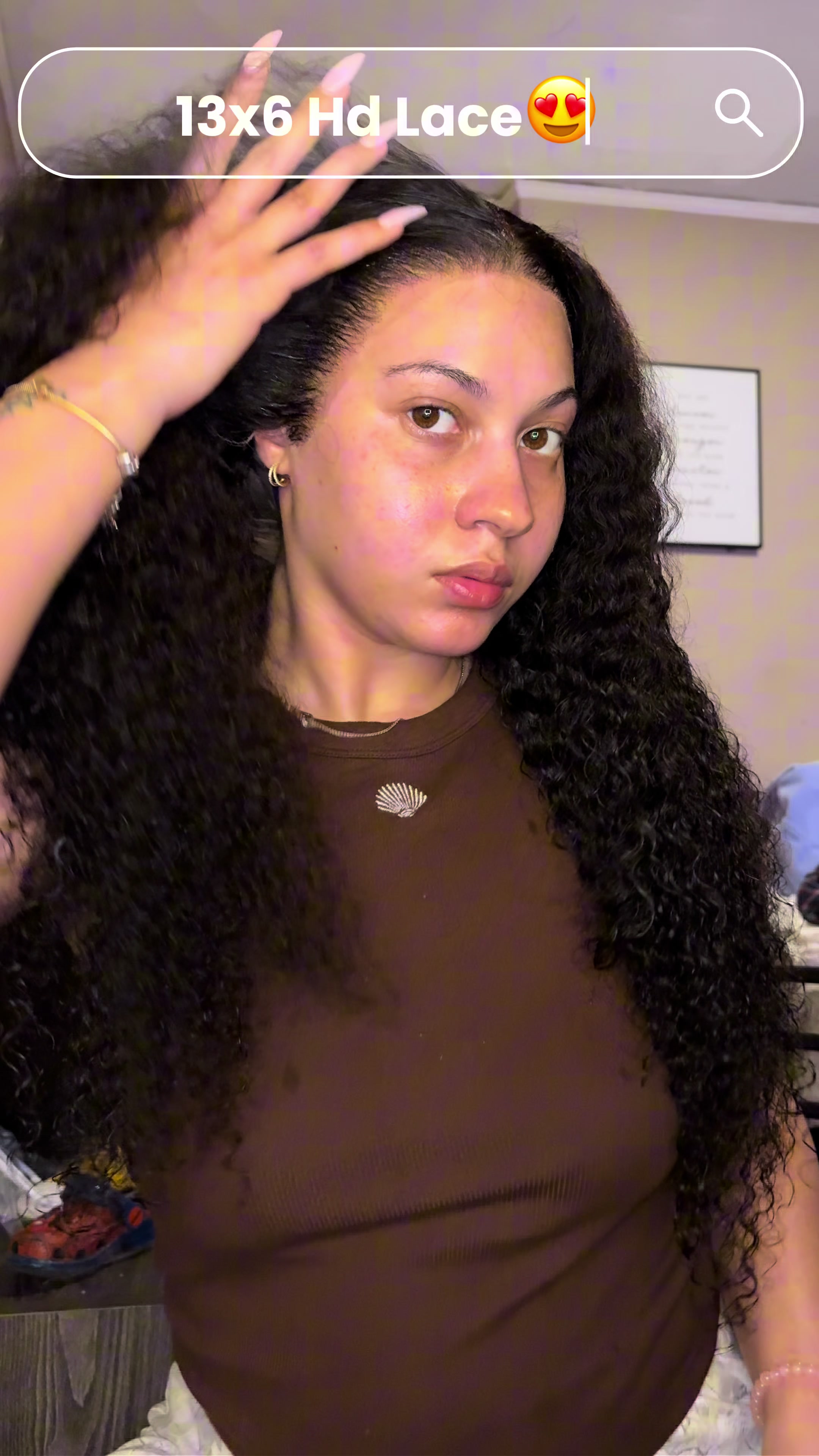 TikTok post by @alyshia.rushing for Cynosure Hair. Caption reads: [...] hair neverrrrr dissapointsss 😍😍😍....