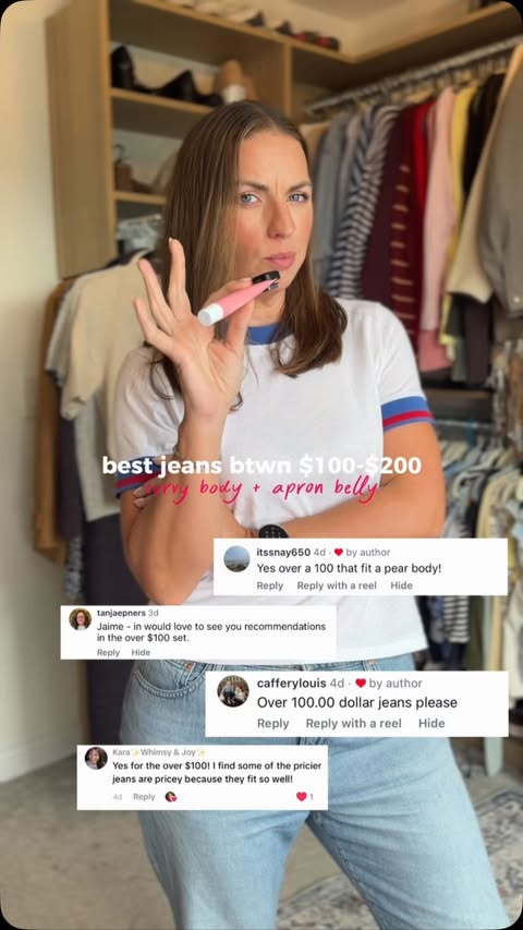 Instagram post by @mindbodyjaime for Madewell. Caption reads: [...] DM (or you can find them in my bio)🔗....
