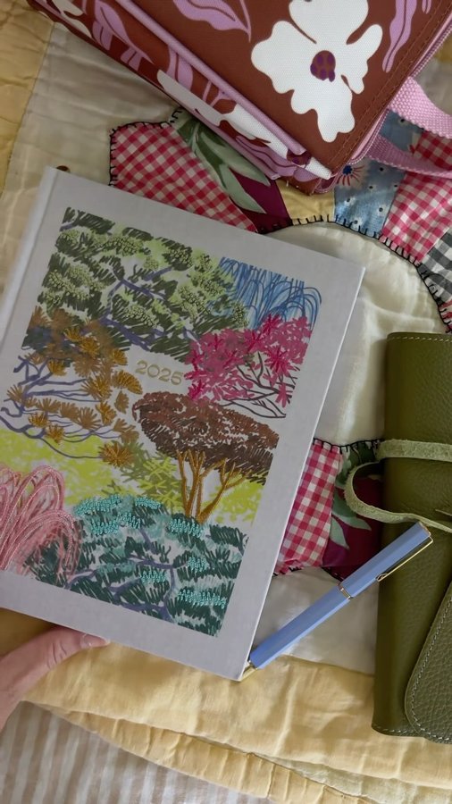 Instagram post by @karsynkdupree for Paper Source. Caption reads: Seeing August on the calendar is hard for me to....