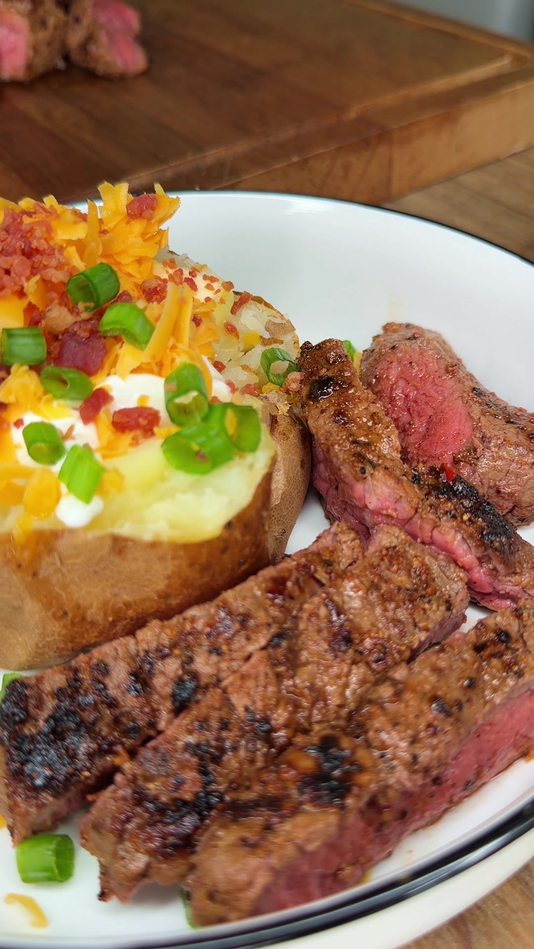 TikTok post by @melissajorealrecipes for Omaha Steaks. Caption reads: [...] an easy answer. 🙌 I love keeping @Omaha....