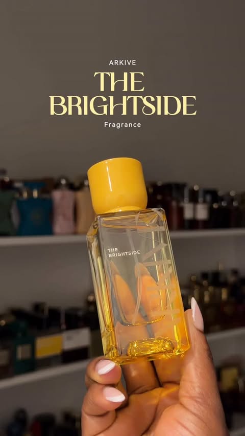 Instagram post by @amakasmellsgood for ARKIVE HEADCARE. Caption reads: The Brightside by Arkive Headcare is such a fresh,....