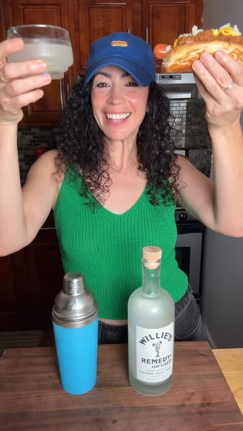 Instagram post by @farideh for Drink Willie's. Caption reads: [...] to these days…and pairing it with....