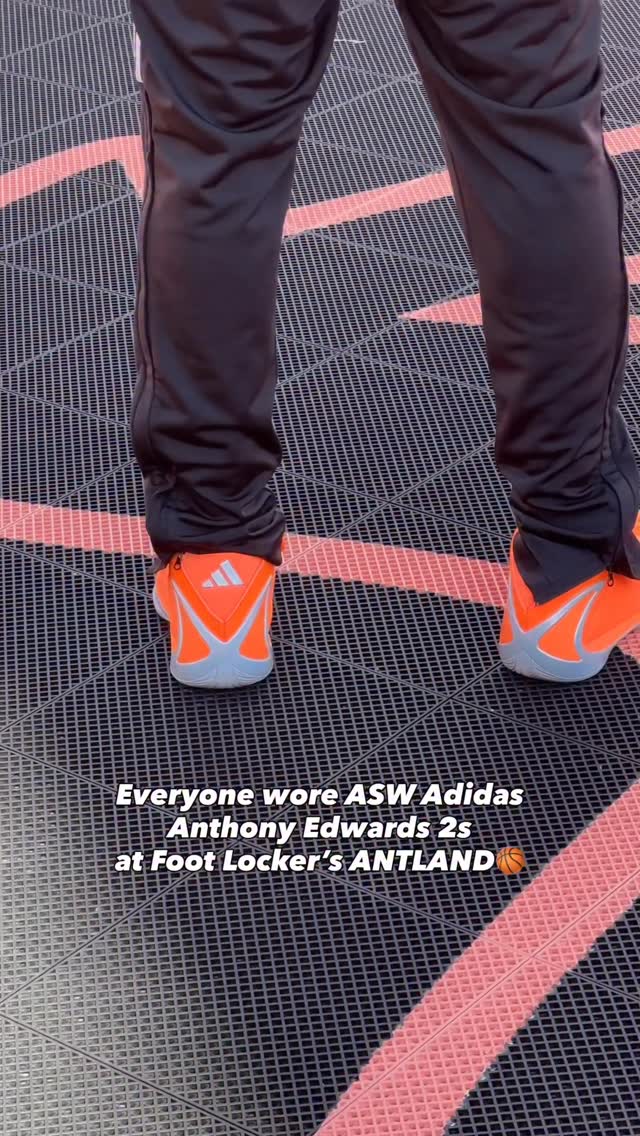 Instagram post by @stevenatto for adidas. Caption reads: Anthony Edwards and Adidas had everyone wearing....