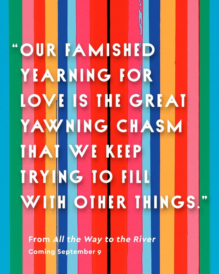 Instagram post by @elizabeth_gilbert_writer for Riverhead Books. Caption reads: Dear ones —

My new memoir will be published on....