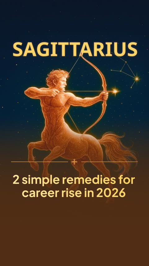 Instagram post by @lady_astrologer07 for Sri Mandir. Caption reads: Sagittarius signs are never short on effort but....