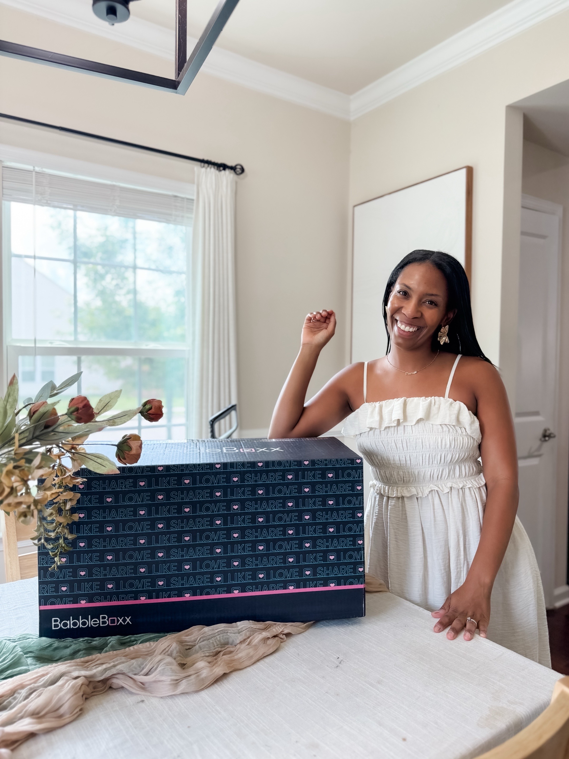 TikTok post by @theashleynicoleblog for Donutful. Caption reads: #ad Back-to-school season is here! Having a smooth....