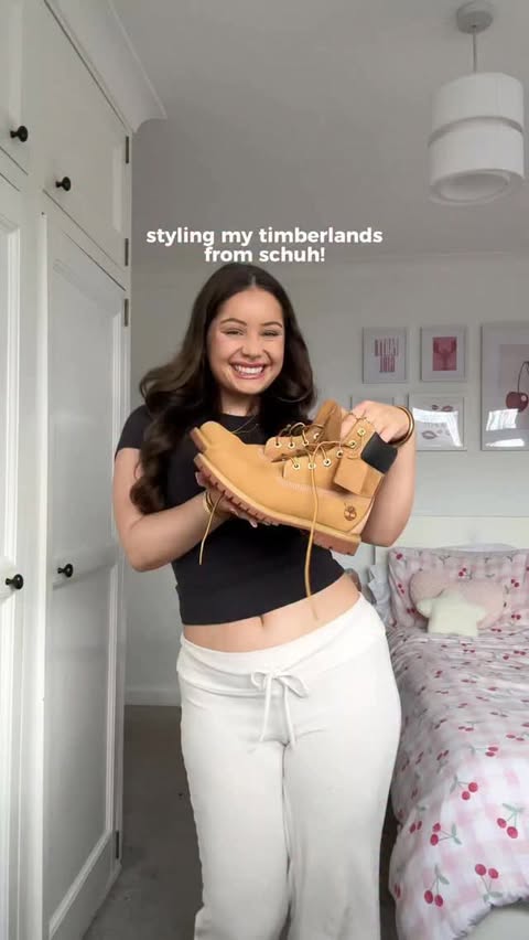 Instagram post by @bethanycook_ for Schuh. Caption reads: [...] my winter outfits - you can get these at....