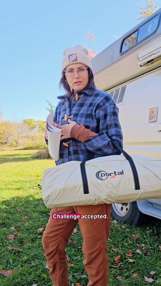 Instagram post by @slowroamer for Portal Outdoors. Caption reads: My toxic trait is wanting to do the things people....