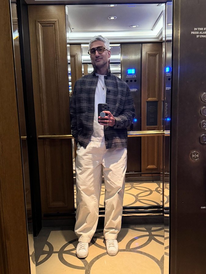 Instagram post by @tanfrance for Jimmy Fairly. Caption reads: Back in London, which means a restock from Tesco🤗.