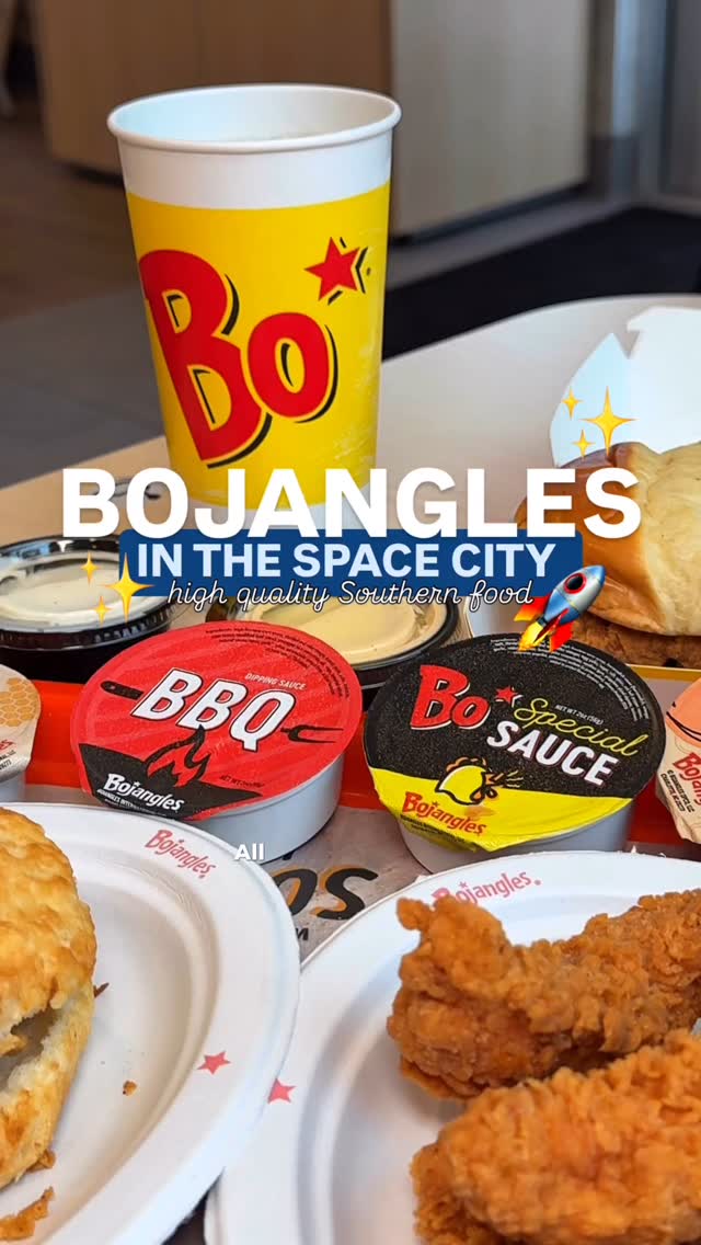 Instagram post by @antojoshouston for Bojangles. Caption reads: It’s officially Bo Time ✨ ⬇️
 
Bojangles is here,....
