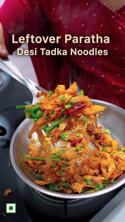 Instagram post by @foodiesonlyofficial for Aashirvaad. Caption reads: [...] Se Desi Noodles😍 When paired with....