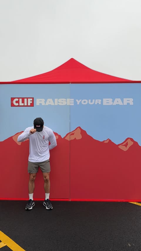 Instagram post by @themattyrossi for CLIF BAR. Caption reads: [...] one unforgettable day fueled by @clifbar.