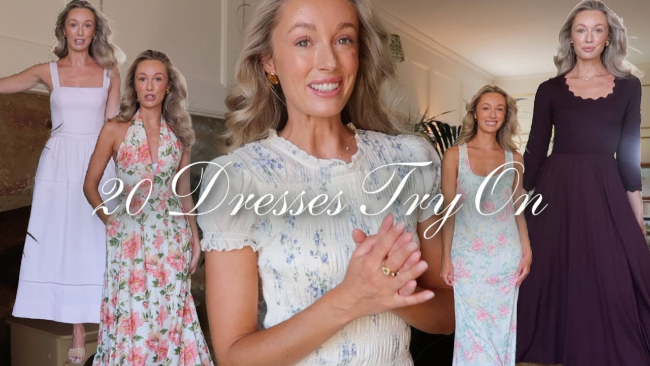 YouTube post by @JosieIrons for DISSH. Caption reads: What’s New In My Wardrobe for Summer 💛 Wedding....