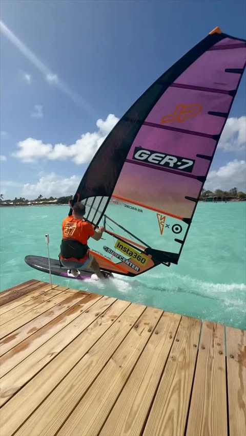 Instagram post by @nico_ger7 for Insta360. Caption reads: 🏝️🤩 Having fun in Bonaire with my @insta360 X5!....