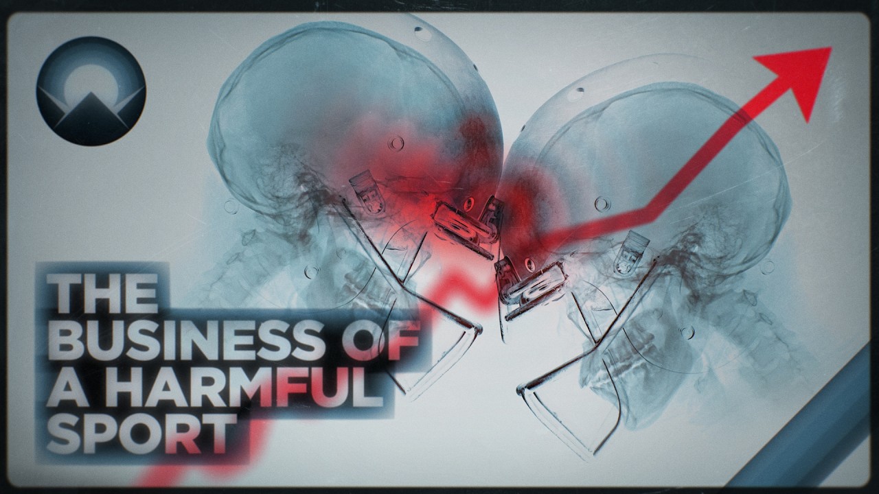 YouTube post by @Wendoverproductions for Washington Post. Caption reads: The NFL's Concussion Crisis.