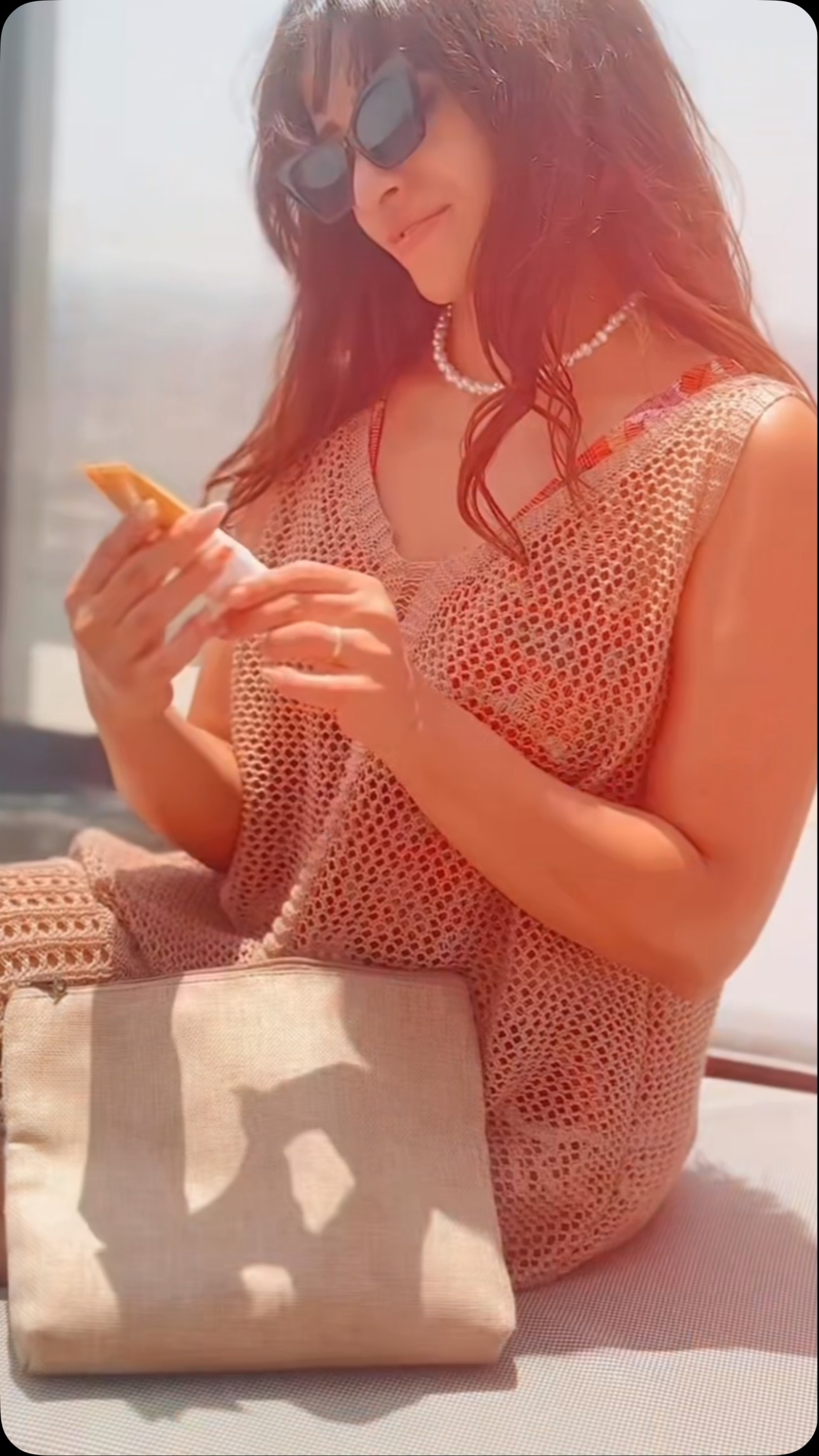 Instagram post by @soha__awwam for dermactive. Caption reads: ‘’ My Glow Is Under Control With @dermactive_egypt....