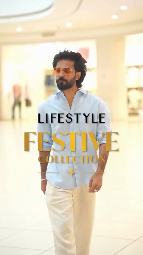 Instagram post by @i_ansar_ashraff for Lifestyle Stores. Caption reads: [...] 🌸✨ Onam aaghoshikkam… style-il! 💫....