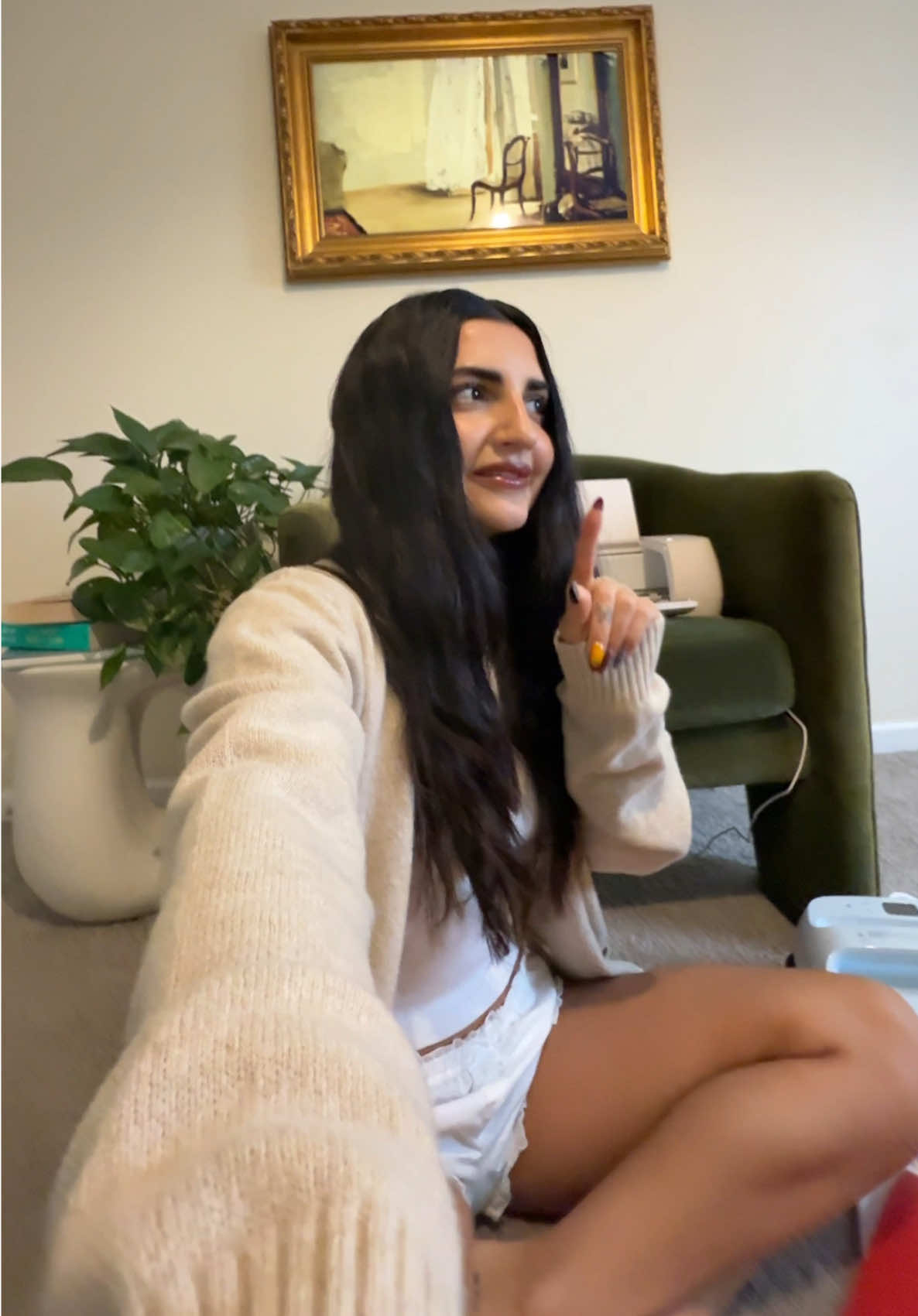 TikTok post by @abbi.dicenso for Cricut. Caption reads: I might’ve just delivered a Christmas miracle to....