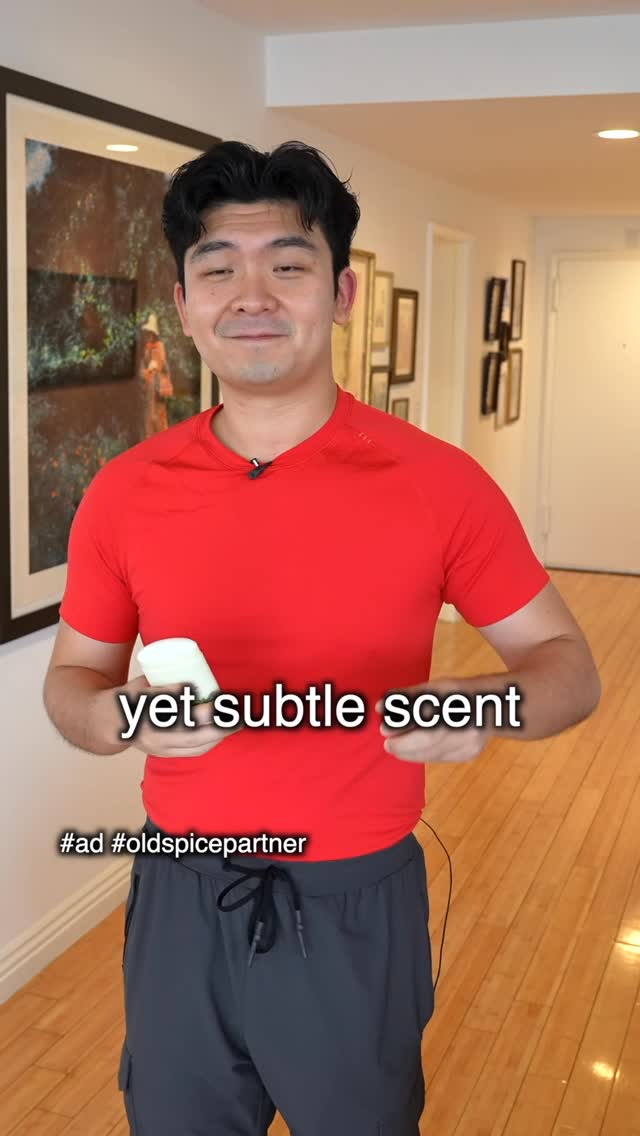 Instagram post by @thestevenhe for Old Spice. Caption reads: #Ad #OldSpicePartner Thanks to @oldspice no more....