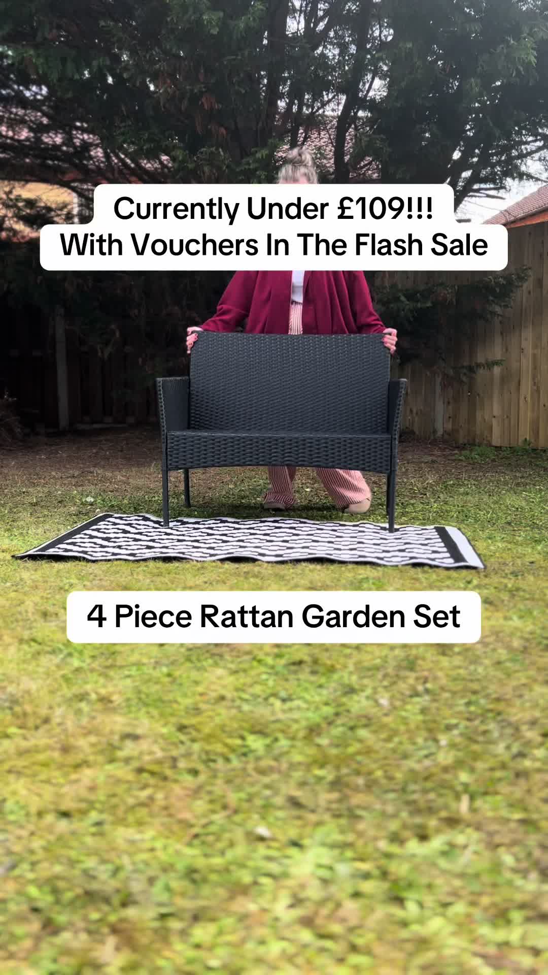 TikTok post by @champagnelifedreams for Keplin. Caption reads: [...] if you’ve got vouchers 🏃‍♀️🏃‍♀️🏃‍♀️....